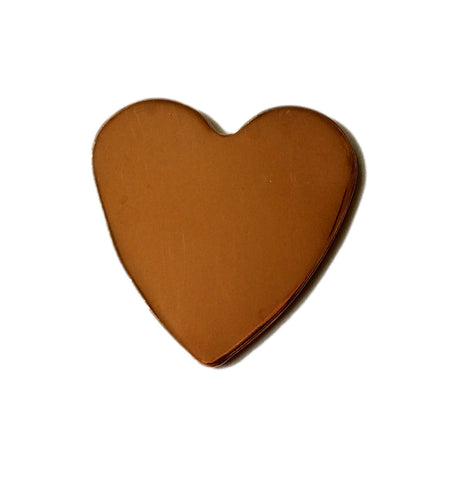 Copper Heart Blanks for Jewelry Making Wholesale Large Medium Small Extra Small (Tiny) 20 Gauge