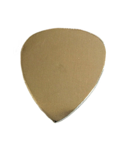 Aluminum Guitar Pick Blanks for Jewelry Making Wholesale 1" x 1 1/8" - 1100 Food Safe Type 20 Gauge