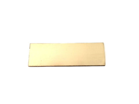 Nickel Blanks for Jewelry Making Wholesale - 5/8" x 2" - 22 Gauge Straight Ends Corners Finished