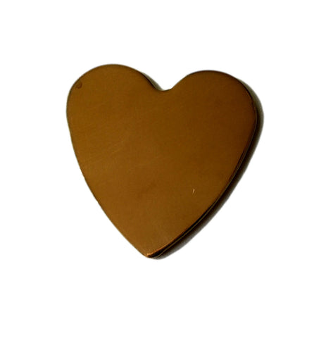 Brass Heart Blanks for Jewelry Making Wholesale Large Medium Small Extra Small (Tiny) 20 Gauge